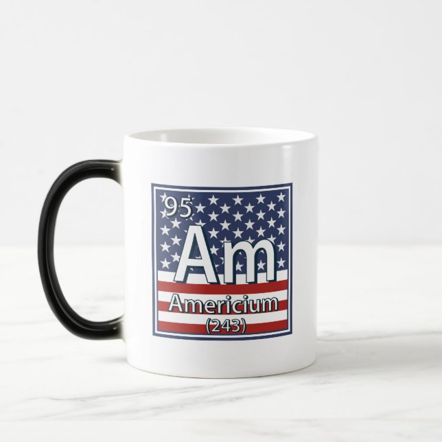 Mug Magic Americium - American Element Flag (Gauche)