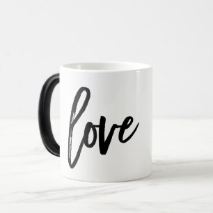Mug Magic Amour Moderne Typographie De Script Tendance Noir