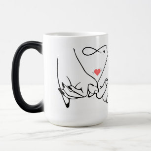 Mug Magic Amour pour toujours – ligne artistique de promesse