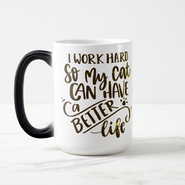 Mug Magic Amoureux des chats (Gauche)