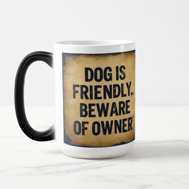 Mug Magic Amoureux des chiens  (Gauche)