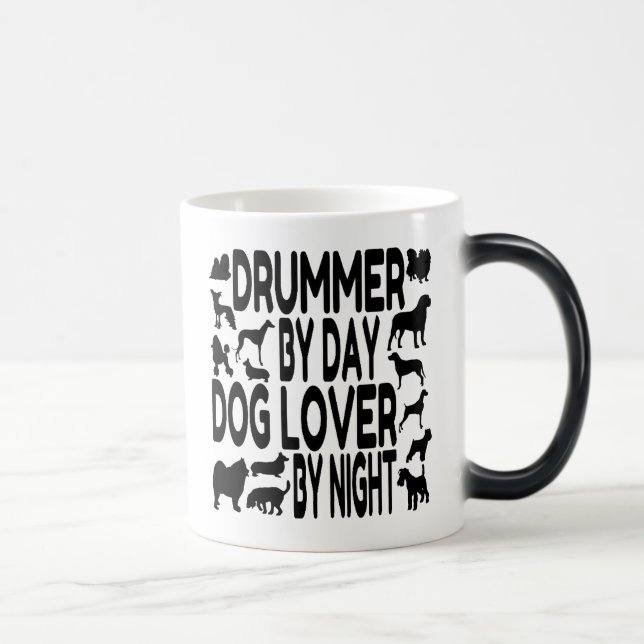 Mug Magic Amoureux des chiens Drummer (Droite)