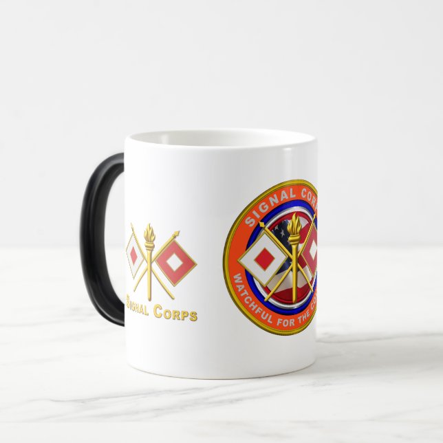 Mug Magic Ancien combattant du Corps de signalisation   (Devant gauche)