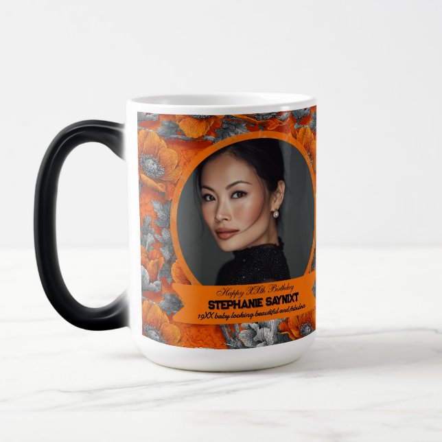 Mug Magic Anémones 50e anniversaire personnalisé (Gauche)