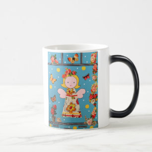Mug Magic ange drôle de mok le petit dans le blauw a
