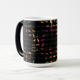 Mug Magic Animaux modernes colorés rétro Motif #2