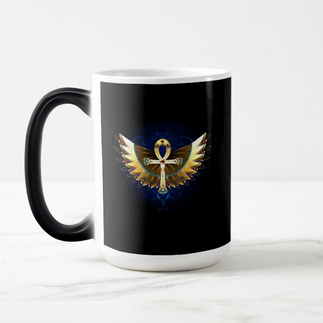 Mug Magic Ankh or avec ailes (Gauche)
