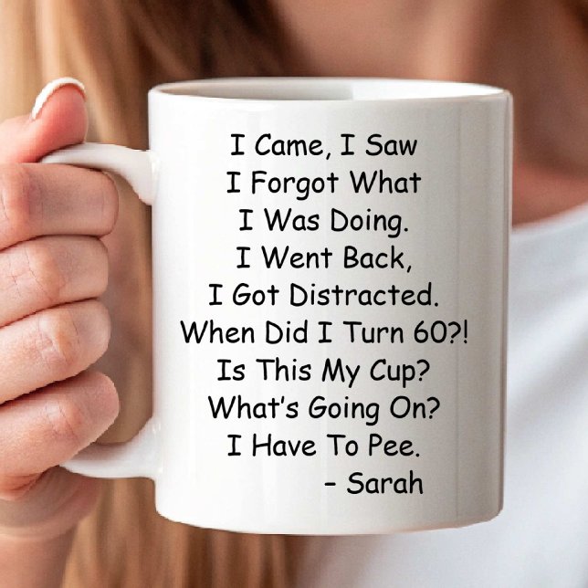 Mug Magic Anniversaire de 60 ans drôle de grand-père (Turning 60 Year Old funny Grandfather Birthday Color Morph Mug)