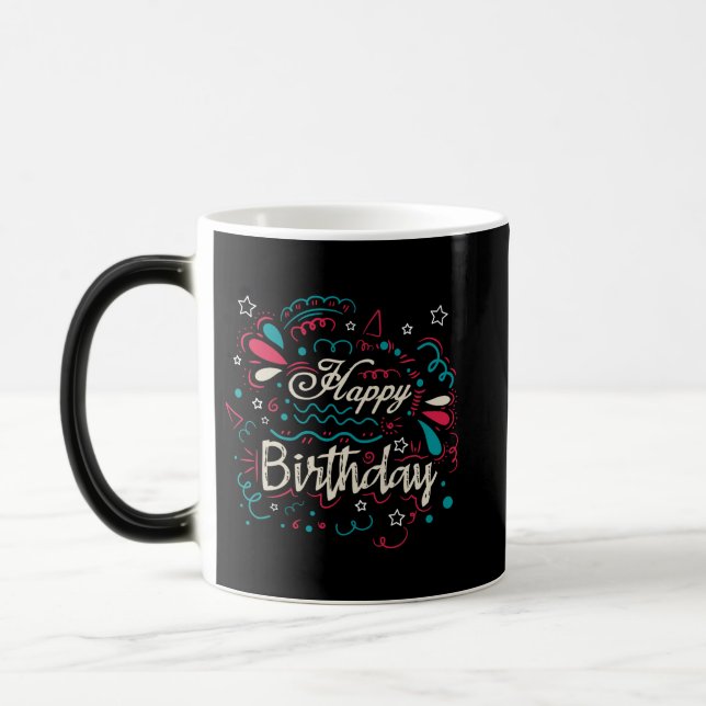 Mug Magic anniversaire heureux décoratif (Gauche)