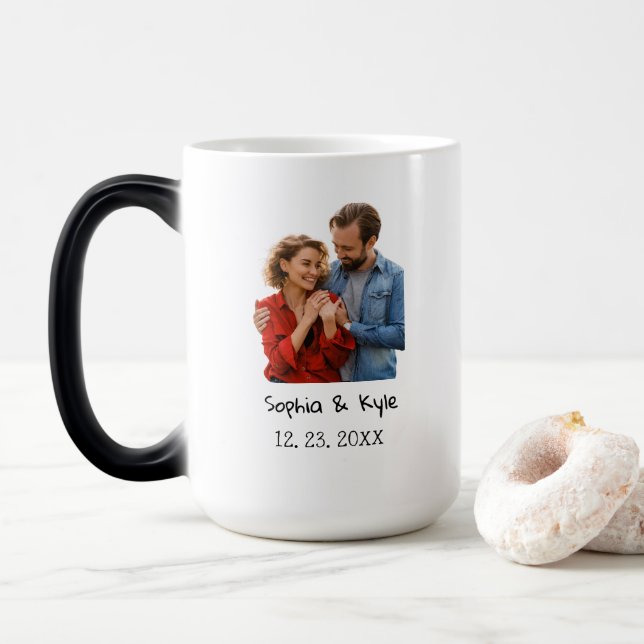 Mug Magic Anniversaire moderne Photo Anniversaire pour un no (Avec donut)