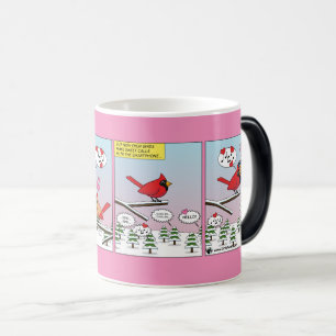 Mug Magic Appels de accouplement d'oiseaux modernes comique