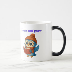 Mug Magic Apprendre et croître - Chouette mignonne avec livr