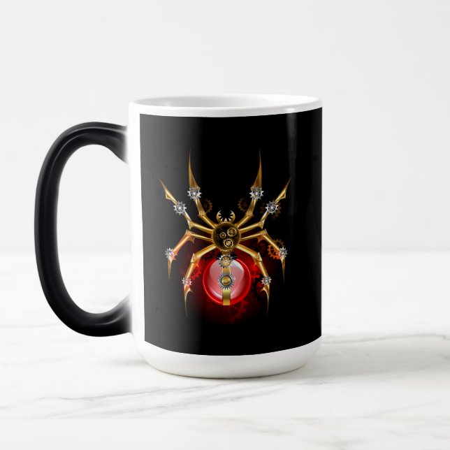 Mug Magic Araignée en vapeur noire (Gauche)