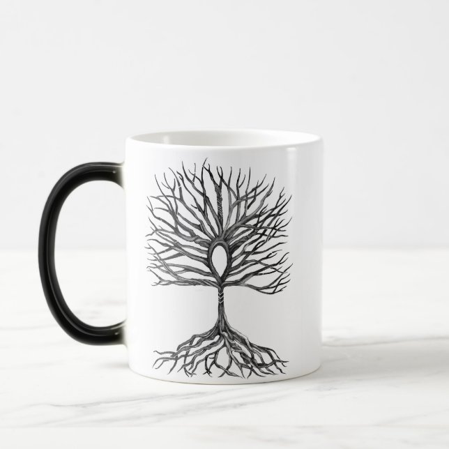 Mug Magic Arbre d'Ankh de conception de la vie (Gauche)