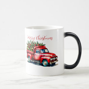 Mug Magic Arbre de Noël vintage Red Truck