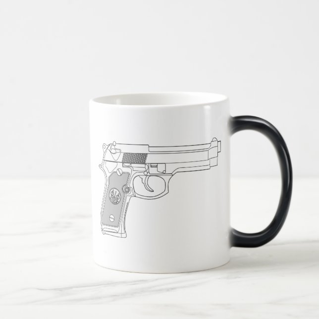 Mug Magic Arme à feu cachée ! (Droite)
