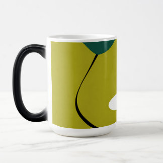Mug Magic Art botanique abstrait de fleur de marguerite mini