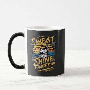 Mug Magic Art de motivation vintage pour l'entraînement du l