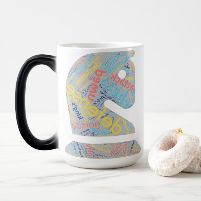 Mug Magic Art d'échecs et termes de stratégie (Avec donut)