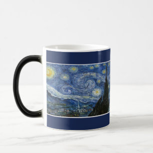 Mug Magic Art graphique et aquarelle Starry Night Van Gogh A