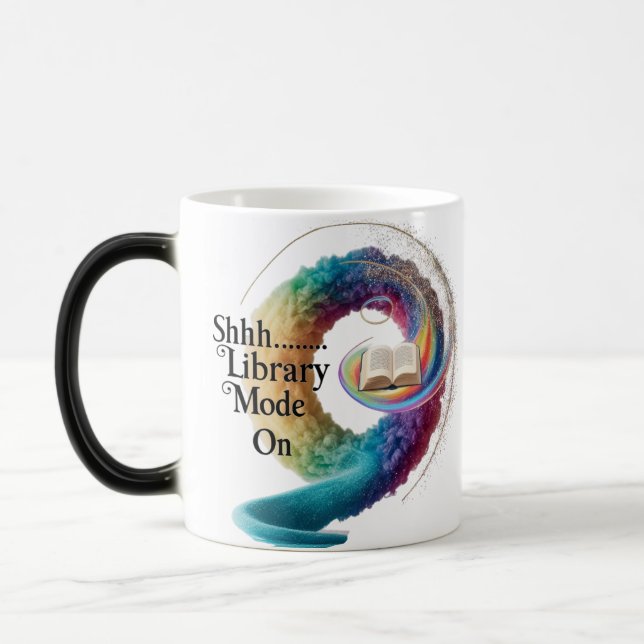 Mug Magic Artistic Heat-Sensitive Book Lover Gift (Gauche)