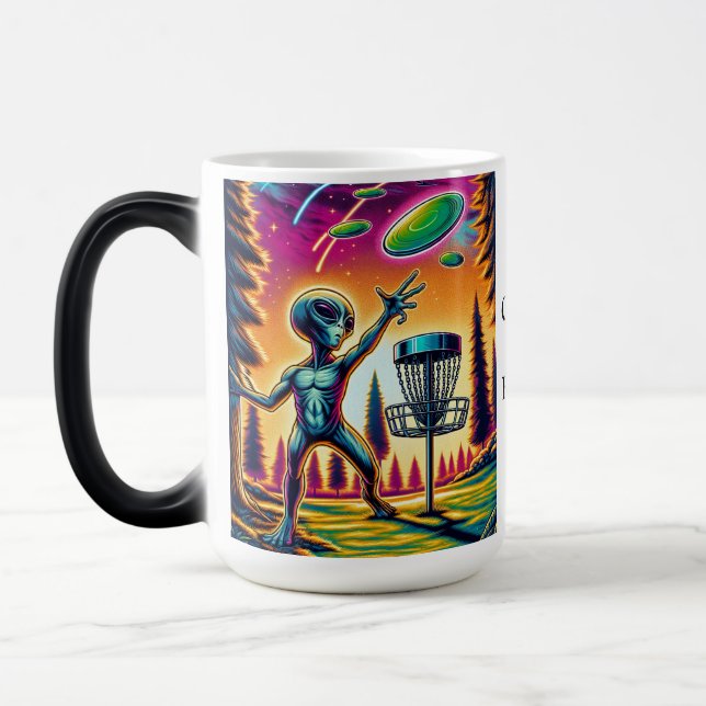 Mug Magic Attrapez la brise | Alien Disk Golf (Gauche)