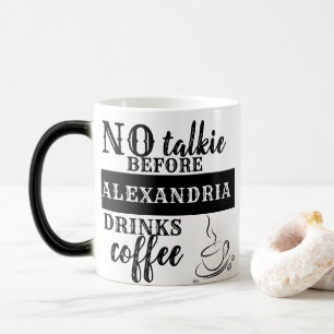 Mug Magic AUCUN DISQUE AVANT D'Ajouter Votre Nom BOIT café