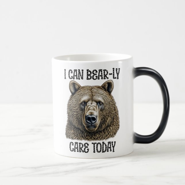 Mug Magic Aujourd'Hui, Je Peux M'Occuper De L'Ours | Jeu d'o (Droite)