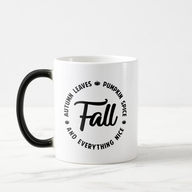 Mug Magic Automne - Feuilles d'automne - Épice Citrouille (Gauche)