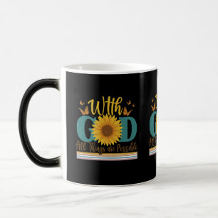 Mug Magic Avec Dieu toutes les choses sont possibles