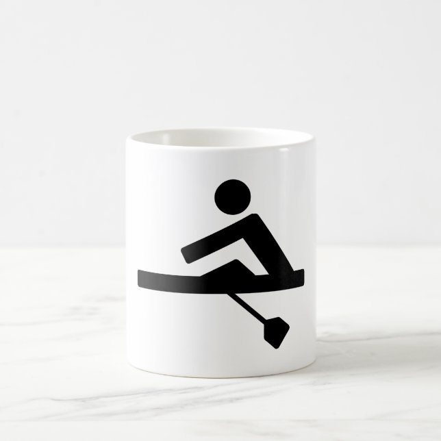 Mug Magic Aviron du pictogramme d'équipage (Centre)