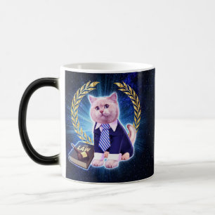 Mug Magic Avocat de chat dans l'espace
