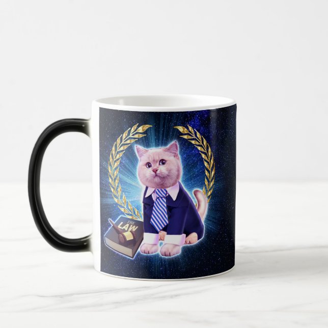 Mug Magic Avocat de chat dans l'espace (Gauche)