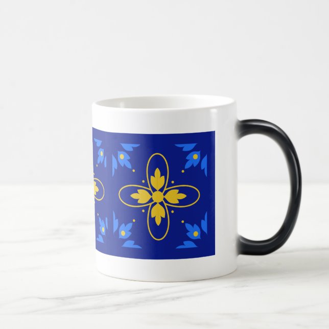 Mug Magic Azulejo Bleu et Jaune (Droite)