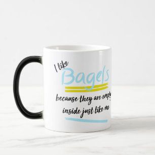 Mug Magic Bagels Vintages amusants, Design Vide dans l'humou