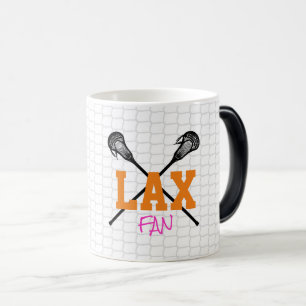 Mug Magic Baguettes de crosse de LAX FAN Sport net rose oran