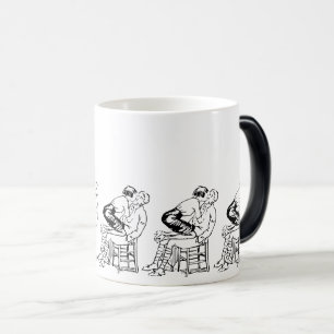 Mug Magic Baiser romantique : Une fille amoureuse