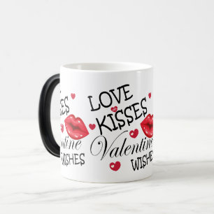 Mug Magic Baisers d'amour et voeux de Saint Valentin