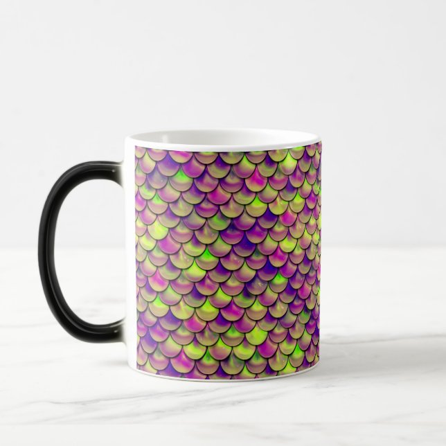 Mug Magic Balances violettes et vertes (Gauche)