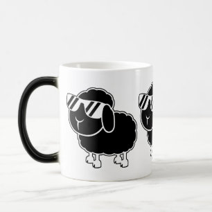 Mug Magic Bande dessinée mignonne de moutons noirs