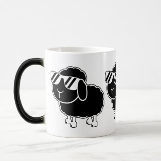Mug Magic Bande dessinée mignonne de moutons noirs
