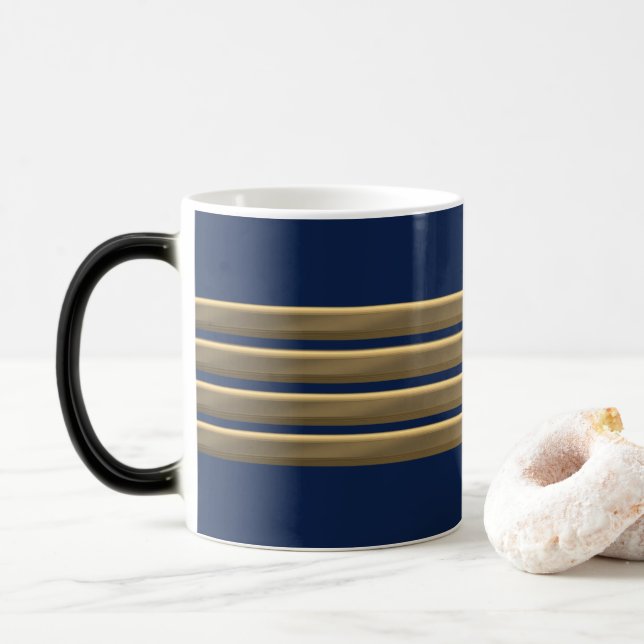Mug Magic Bandes d'or du capitaine (Avec donut)