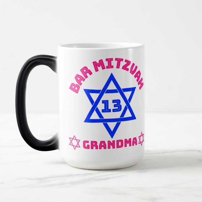 Mug Magic Bar Mitzvah Grandma (Gauche)