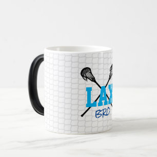 Mug Magic Bâtons de crosse Lax Bro Team Colors Sports Net Fu