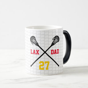 Mug Magic Bâtons de crosse LAX DAD Player NUMBER Club de ven