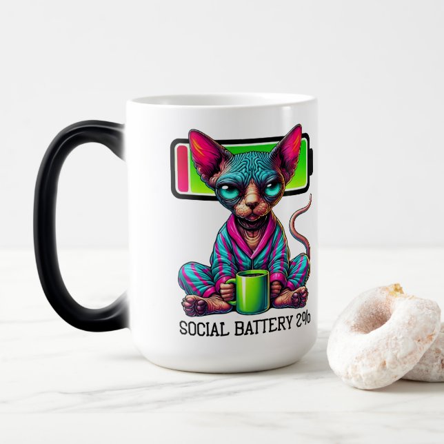 Mug Magic Batterie sociale (Avec donut)
