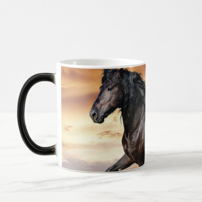 Mug Magic Beau Cheval Noir (Gauche)