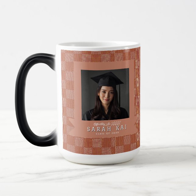 Mug Magic Beau motif aztèque pour diplômé Café (Gauche)