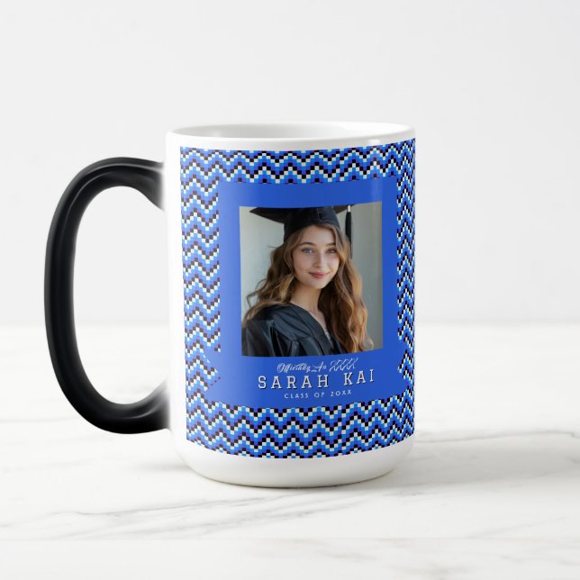 Mug Magic Beau motif chevron Petit-fils Remise des diplômes (Gauche)