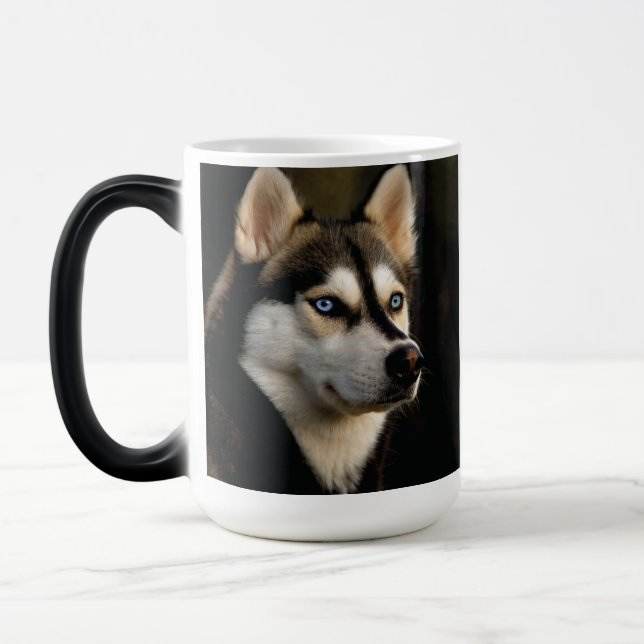 Mug Magic Beau Oreiller Husky Lrow (Gauche)